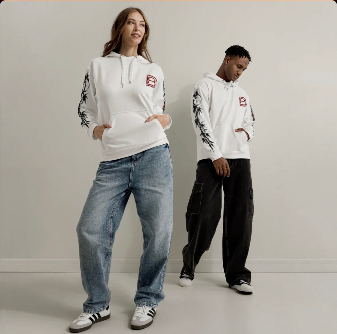 Unisex swan hoodie